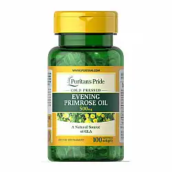 Evening Primrose Oil 500 mg with GLA - 100 Softgels