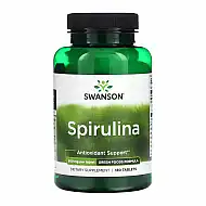 Spirulina 500mg - 180 tabs (Повреждена банка)