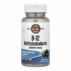 B-12 Methylcobalamin 5000mcg - 60 lozenges