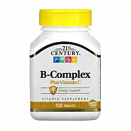 B Complex plus Vitamin C - 100 tabs