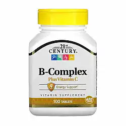 B Complex plus Vitamin C - 100 tabs