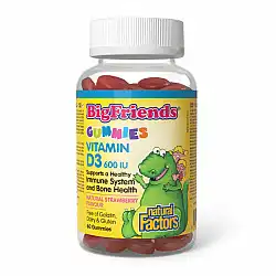BigFriends Vitamin D3 Gummies 600 IU - 60 gummies