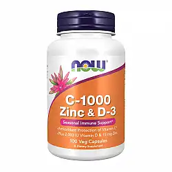 C-1000 Zinc & D-3 - 100 vcaps