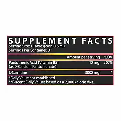 Liquid L-Carnitine 3000 - 465 ml Passionfruit Guava