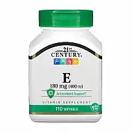 E 180 mg (400IU) - 110 softgels