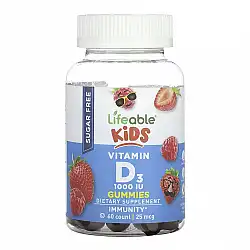 Vitamin D Kids Sugar Free - 60 gummies
