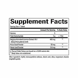 DGL 400mg - 90 tabs