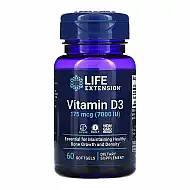 Vitamin D3 175 mcg (7000 IU) - 60 softgels