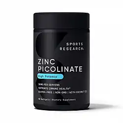 Zinc Picolinate 30mg - 90 softgels (До 05.26)