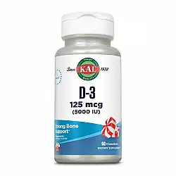 D-3 5000 IU 125mcg - 60 chewables