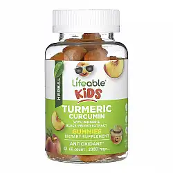 Turmeric Curcumin with Ginger & Black Pepper Extract Kids - 60 gummies