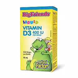 BigFriends Liquid Vitamin D3 400 IU - 15ml