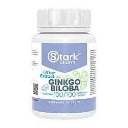 Ginkgo Biloba Extract 120mg - 100 tabs