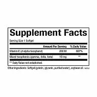 Mixed Vitamin E 134 mg (200 IU) - 90 softgels