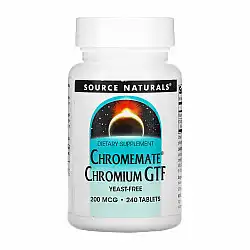 ChromeMate® Chromium GTF 200 mcg, Yeast Free - 240 tabs