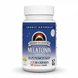 Sleep Science® Melatonin Complex™ 3 mg - 50 lozenges Orange