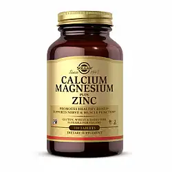 Calcium Magnesium Plus Zinc - 100 tabs (Пошкоджена етикетка)