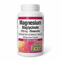 Magnesium Bisglycinate Pure 200 mg - 250 caps