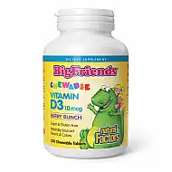 Vitamin D3 10 mcg (400 IU) - 250 tabs Berry Bunch