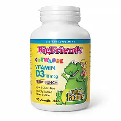 Vitamin D3 10 mcg (400 IU) - 250 tabs Berry Bunch