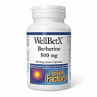 WellBetX Berberine 500mg - 60 vcaps