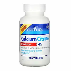Calcium Citrate + D3 Max - 120 tabs