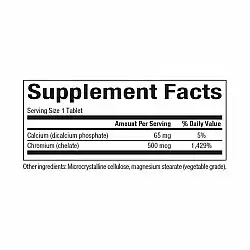 Chromium GTF Chelate 500mcg - 90 tabs