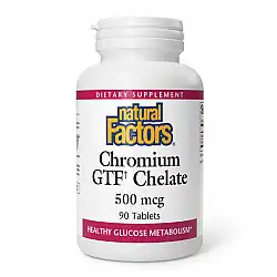Chromium GTF Chelate 500mcg - 90 tabs