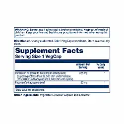 Pancreatin 1300 Digestive Enz 1300mg - 90 veg caps