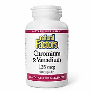 Chromium & Vanadium 125mcg - 90 caps
