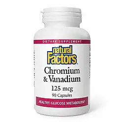 Chromium & Vanadium 125mcg - 90 caps