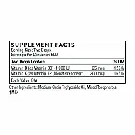 Vitamin D+K2 - 1oz