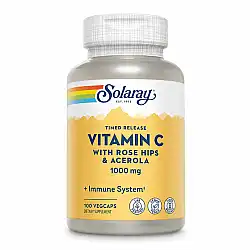 Vitamin C with Rose Hips & Acerola 1000mg - 100 vcaps