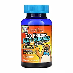 Zoo Friends Multi Gummies Plus Extra C - 60 gummies