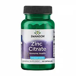 Zinc Citrate 30 mg - 60caps (Повреждена этикетка)