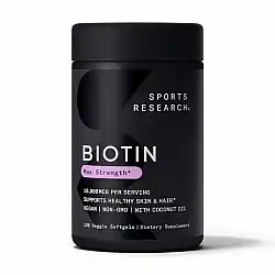 Biotin 10,000mcg - 120 veg softgels