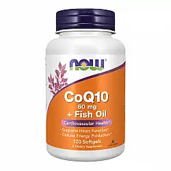 CoQ10 60mg + Fish Oil - 120 sgels (Повреждена банка)