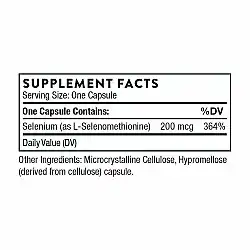 Selenium 200 mcg - 60 caps