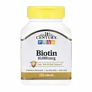 Biotin 10,000 mcg - 120 tabs