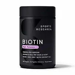 Biotin 5000mcg - 120 veg softgels