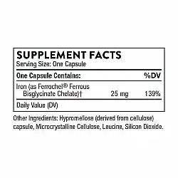 Iron Bisglycinate - 60 tabs