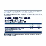 Magnesium Asporotate 400mg - 60 vcaps
