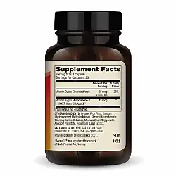 Vitamins D3 & K2 Low Dose - 30 caps