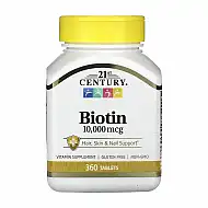 Biotin 10,000 mcg - 360 tabs