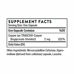 Copper Bisglycinate - 60 caps