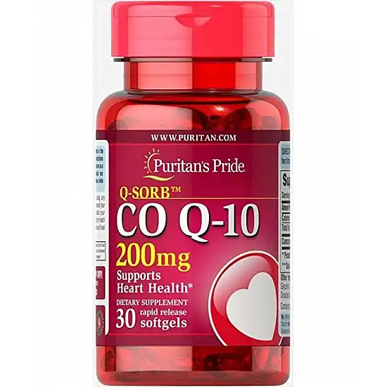 Puritans Pride Q-SORB™ Co Q-10 200 mg - 30caps 100-32-4916718-20