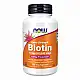 Now Foods BIOTIN 10mg (10,000mcg) - 120 vcaps (Пошкоджена банка) 2023-10-8012