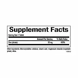 Zinc Citrate 50mg - 90 tabs