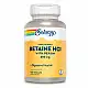 Solaray High Potency Betain HCl with Pepsin 650mg - 100 vcaps 2022-10-1029