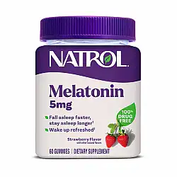 Melatonin 5mg - 60 gummies (Пошкоджена банка)